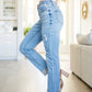 Judy Blue - Mid Rise Distressed Boyfriend Jeans