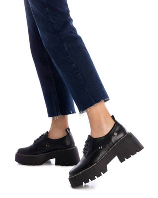 Xti - Women's Heeled Lace-Up Loafers