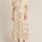En Creme - Sands Foil Maxi Dress