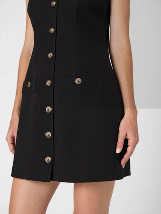 French Connection - Azra Twill Sleeveless Button Dress