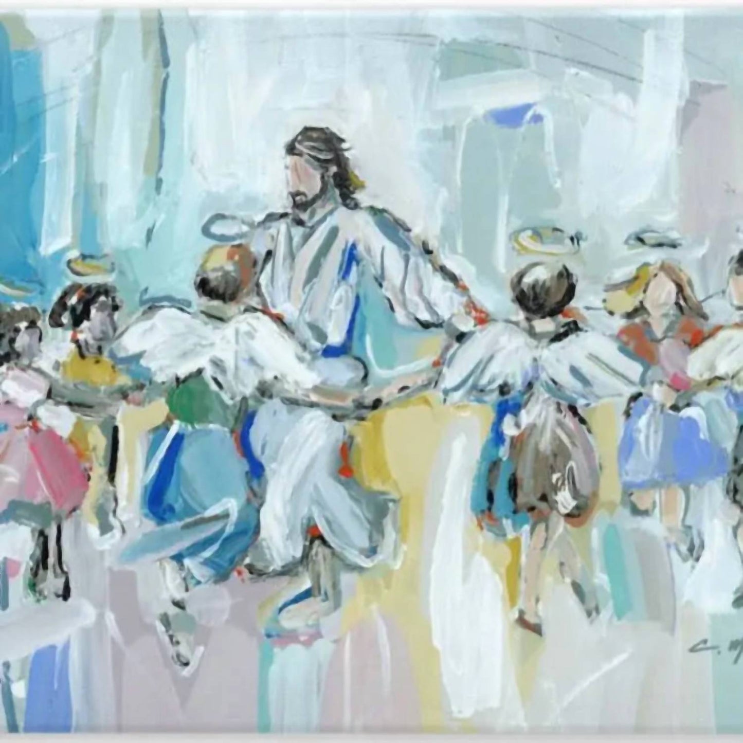Chelsea Mcshane Art - "Dancing with Jesus" Canvas