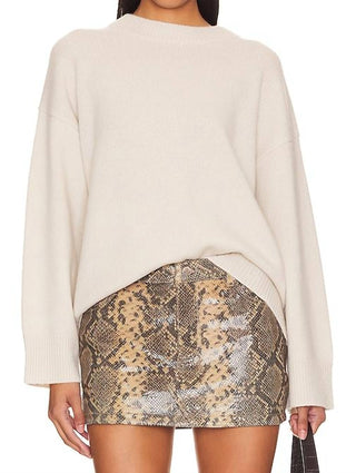 White + Warren - Cashmere Blend Cozy Crewneck Top