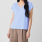 Eileen Fisher - Organic Linen Jersey V-Neck Tee