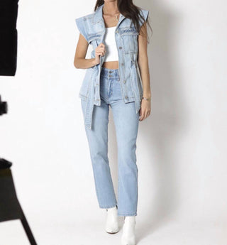 Habitual - High Rise Pleated Waistband Jeans