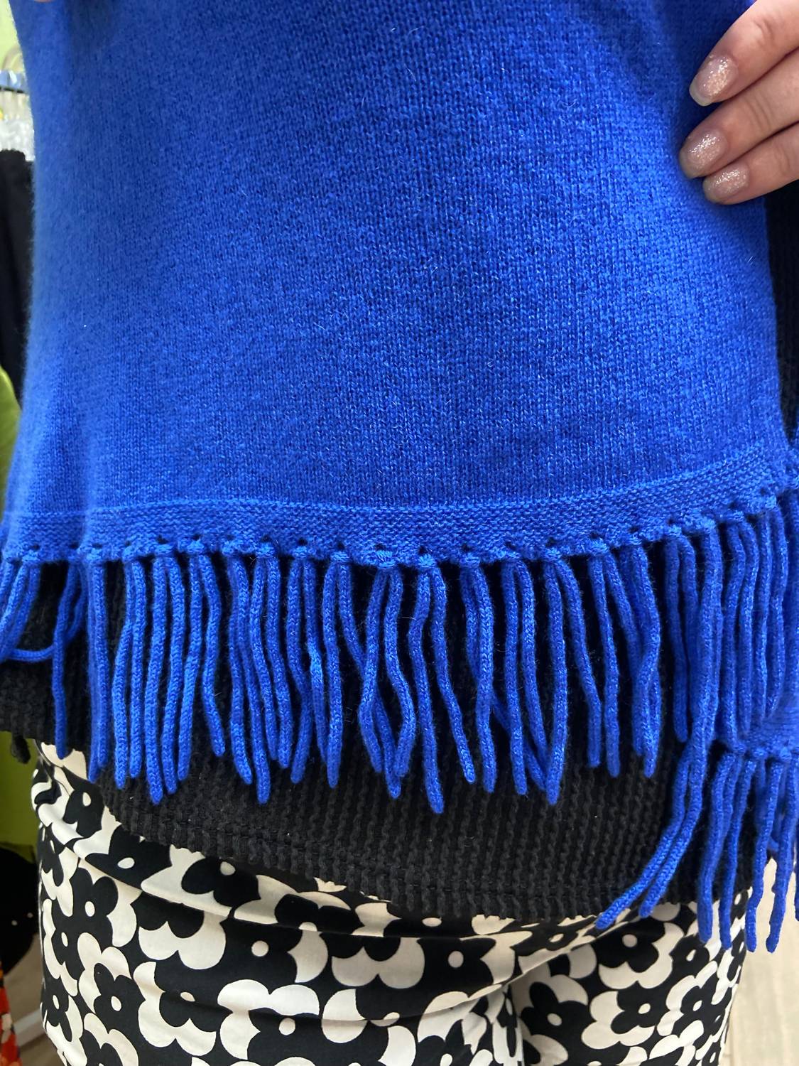 Alashan Cashmere - Fringe Crop Cardigan