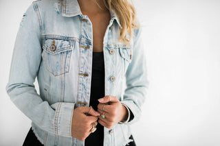 Falcon Park - Zoey Distressed Denim Light Wash