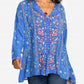 Johnny Was - Stripe Garden Blouse