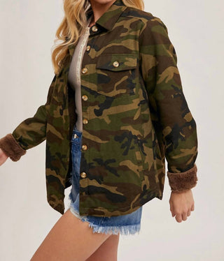 Bluivy - Camo Sherpa Inner Jacket