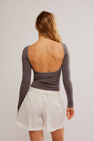Free People - Low Back Seamless Long Sleeve Tee