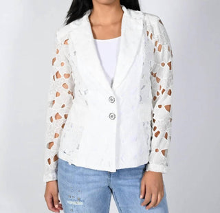 Frank Lyman - Cut Lace Jacket