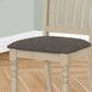 Dining Chair, Upholstered, Side, Transitional (Set of 2) - Gray