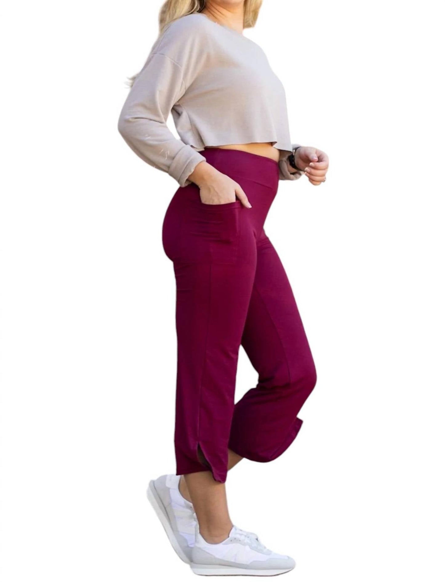 Julia Rose - Courtney High Waisted Gaucho Pants