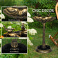 Outsunny 32' Antique Bird Bath with Pedestal Flower Planter Base