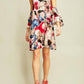 Entro - Open Shoulder Floral Mini Dress