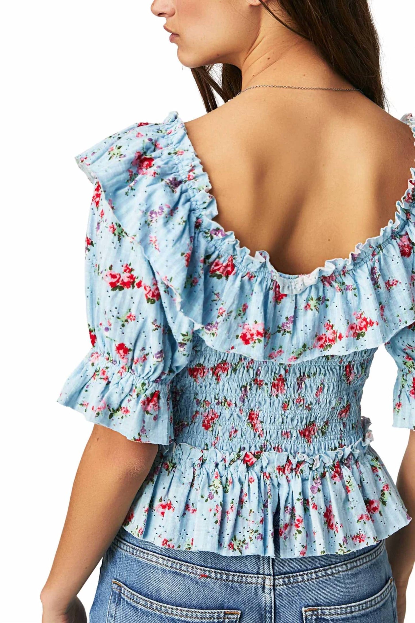 Free People - Favorite Girl Ruffle Top