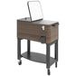 Outsunny Outdoor Cooler Cart, Rolling Beverage Ice Chest