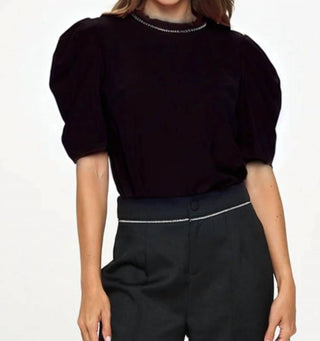 Everlynn - Nicole Embellished Neck Top