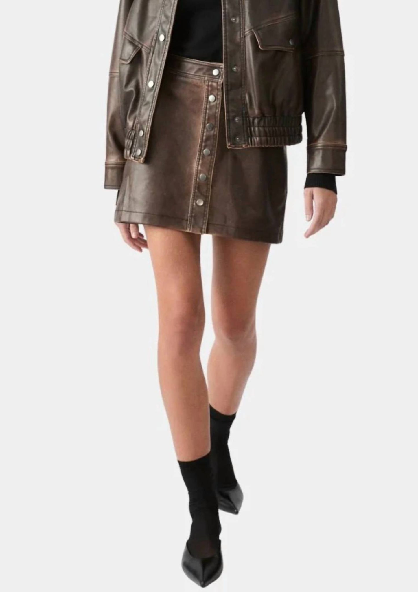 Deluc - Thomas Leather Mini Skirt