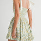 Mable - Little Bit Of Sunshine Floral Mini Dress