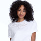Elliott Lauren - Eyelet Short Sleeves Tee