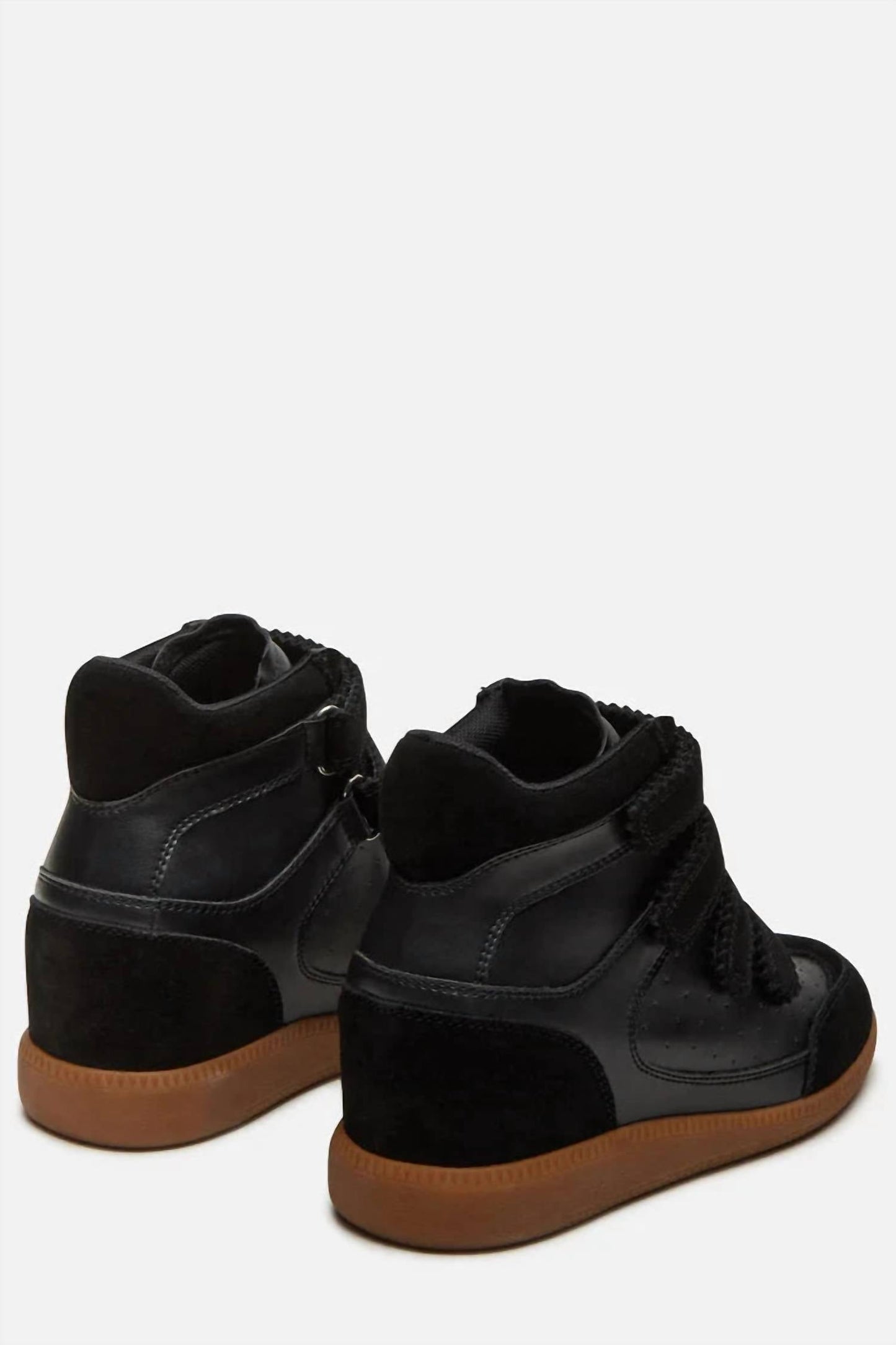 Steve Madden - Women's High Top Velcro Wedge Sneaker