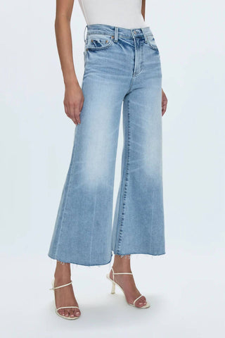 Pistola - Izzy Mid Rise Wide Leg Crop Jeans