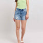 Judy Blue - High Waist With Reinforced Distress Shorts