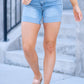 Judy Blue - High Rise Tummy Control Cuff Shorts