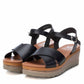Xti - Women's Wedge Cross Strap Sandals