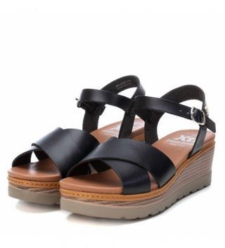 Xti - Women's Wedge Cross Strap Sandals