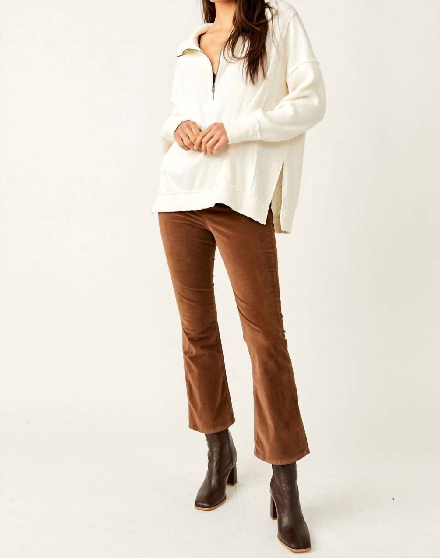 Free People - Velvet Crop Boot Pants