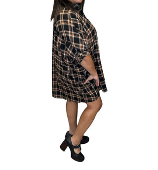 Entro - Fall Oversized Button Down Dress