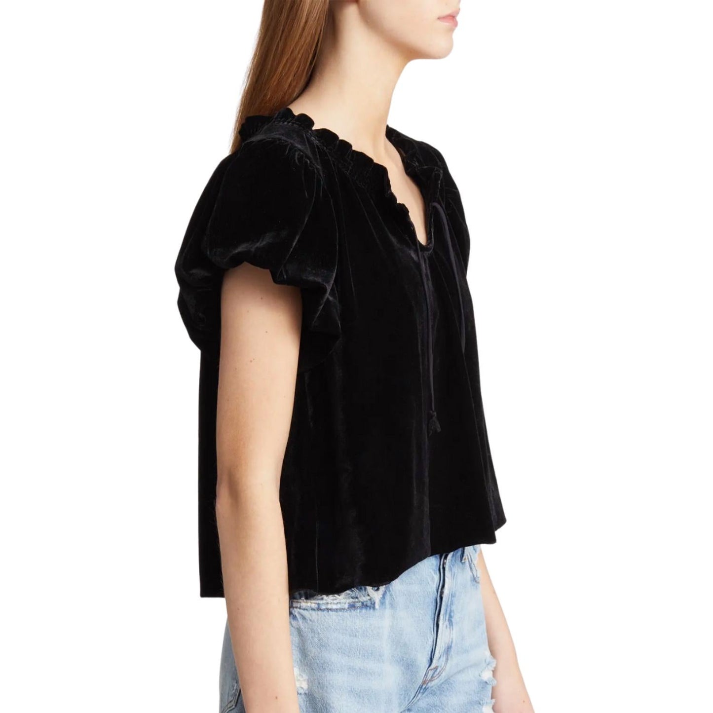 Free People - TERESE VELVET TOP