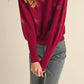 &Merci - Floral Embroidery Sweater
