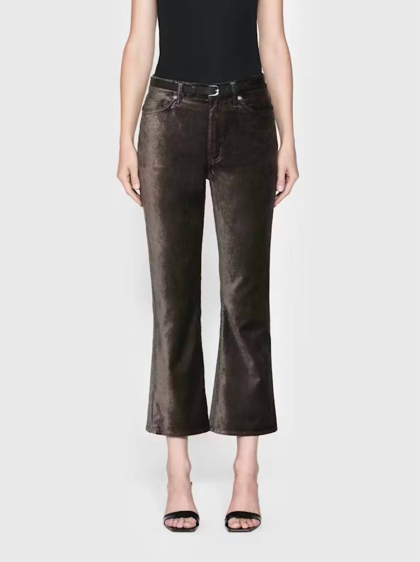 Frame - Le Crop Mini Boot Velvet High Rise Jeans