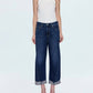Pistola - Kacey Mid Rise Cuffed Straight Jeans