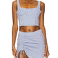 Fleur Du Mal - Poplin Bustier Top