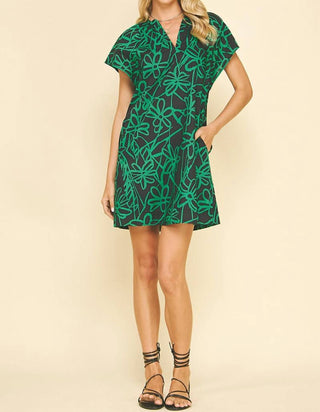 Pinch - Sasha Geo Print Mini Dress