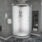 Framed Tub Shower Enclosure with Clear Tempered Glass