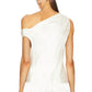 Enza Costa - Silk Bias Off-shoulder Top
