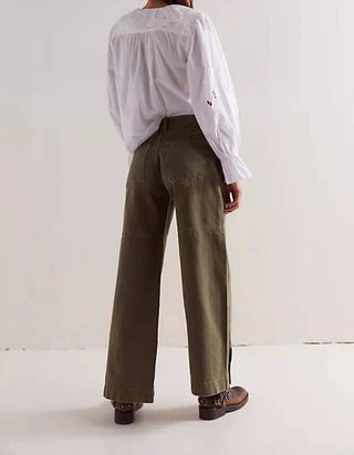 Free People - Benji Relaxed Wide Leg Jeans