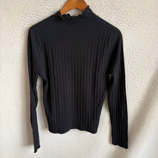 J.Crew - Women's Pointelle Knit Turtleneck Top