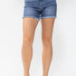 Judy Blue - Frayed Side Seams Shorts