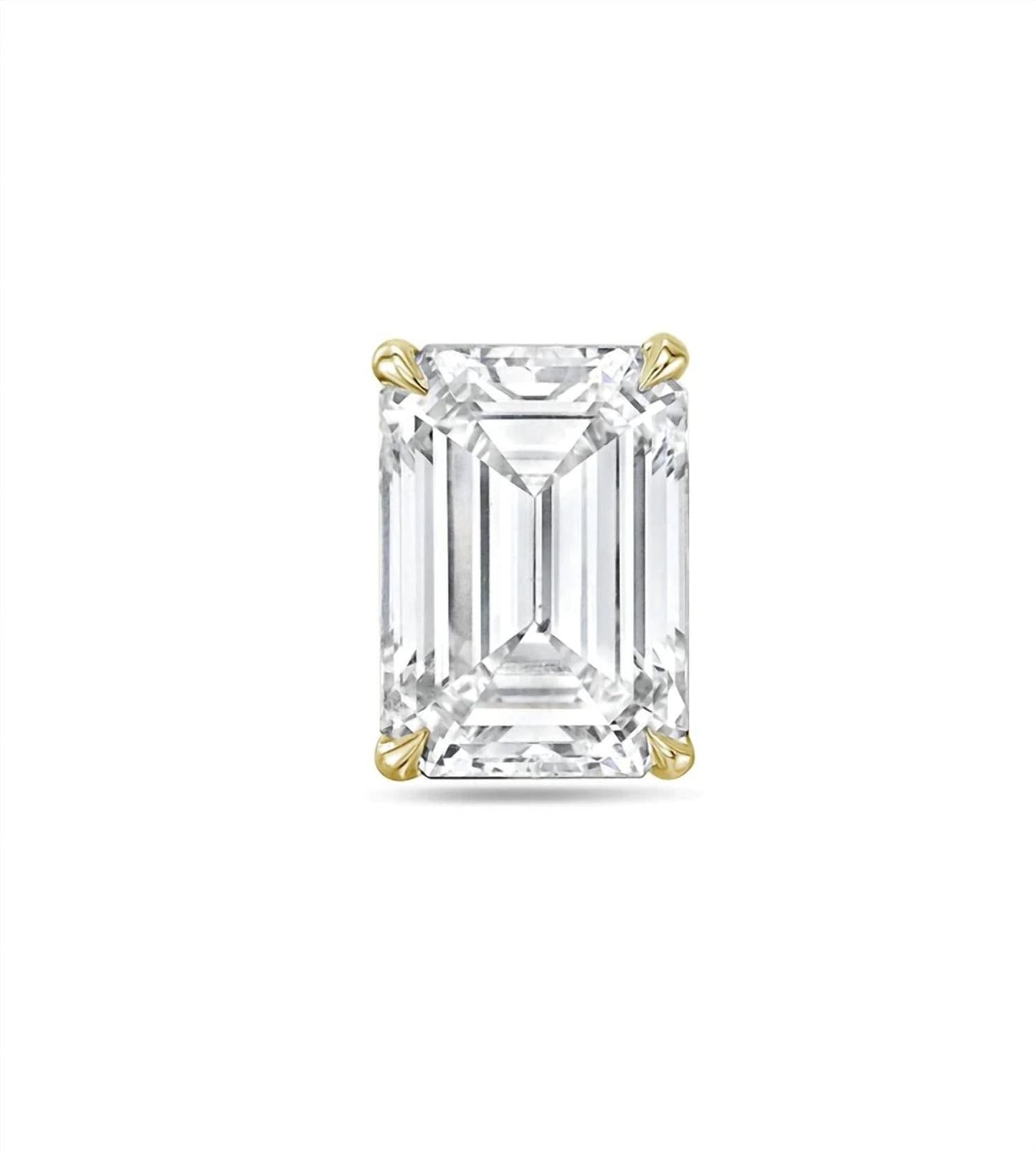 Diana M Jewels - 1.5 Cts Lab Grown Emerald Cut Stud Earrings