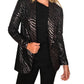 Frank Lyman - Animal Print Knit Blazer