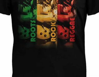 Bob Marley - Men's Tri-color Rock T-shirt