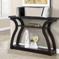 Accent Console Table For Entryway, Unique Curved Design
