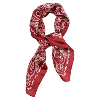Hotline - Women's Western Cowgirl Boho Bandana Print Silky Feel Wild Rag Scarf