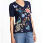 Johnny Was - V‑NECK SHORT SLEEVE TEE NICOLETTE