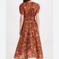A.L.C. - Lucia Floral Smocked Midi Dress